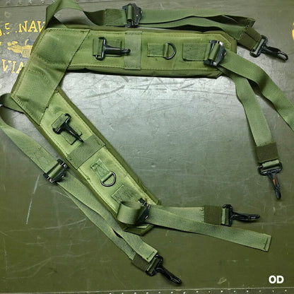 MILITARY H-type suspenders [Black, OD]
