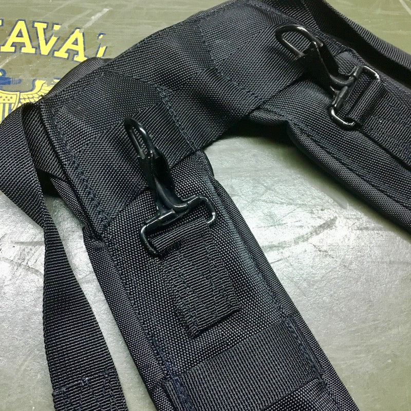 MILITARY H-type suspenders [Black, OD]