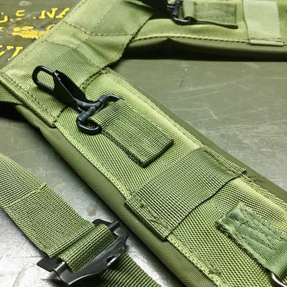MILITARY H-type suspenders [Black, OD]