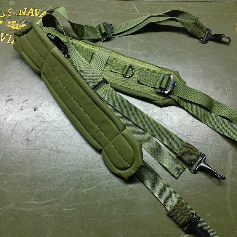 MILITARY H-type suspenders [Black, OD]