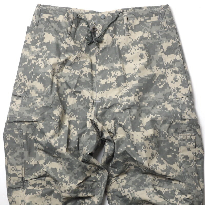 US (actual US military) GEN3 Level6 BOTTOM EXTREME COLD WET WEATHER TROUSERS ECWCS waterproof pants [Cordura nylon reinforcement] [ACU] [New]