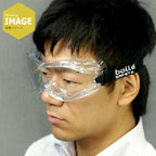 bolle Safety STORM Safety Goggles [With ventilation holes] [Clear lens] [Glasses compatible]