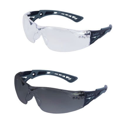 bolle Safety RUSH Plus Black/Wolf Gray [2 lens colors]