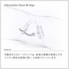 bolle Safety RUSH Plus Glow Safety Spectacle [Lens Color Clear] [Rush Plus Glow]