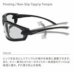 bolle Safety Boom Safety Glasses [3 Lens Colors] [With Gasket]
