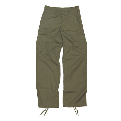 BUZZ RICKSON'S TROUSERS,MEN'S,COTTON WIND RESISTANT POPLIN,OLIVE GREEN ARMY SHADE 107[BR40927]