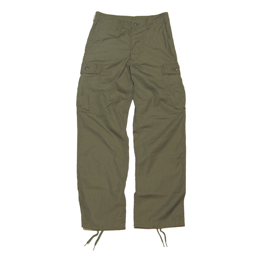 BUZZ RICKSON'S （バズリクソン）TROUSERS,MEN’S,COTTON WIND RESISTANT POPLIN,OLIVE GREEN ARMY SHADE 107[BR40927]