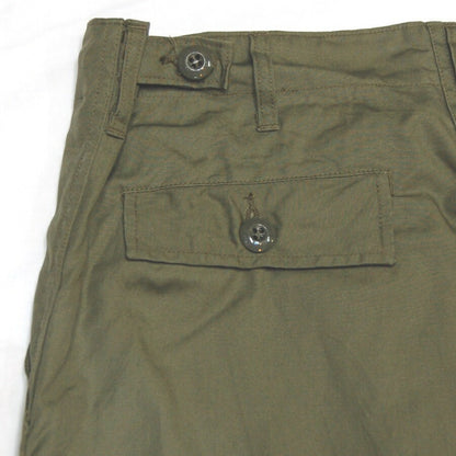 BUZZ RICKSON'S （バズリクソン）TROUSERS,MEN’S,COTTON WIND RESISTANT POPLIN,OLIVE GREEN ARMY SHADE 107[BR40927]