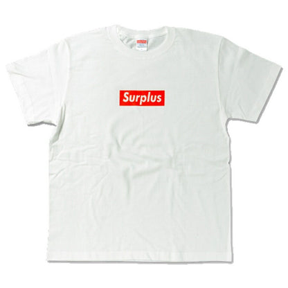 Military Style Box Logo T-shirt WHITE [SURPLUS] [SNIPERS] [Letter Pack Plus compatible]