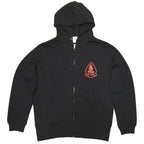 【クリアランスSALE】Military Style（ミリタリースタイル）フードジップパーカー THE TRIBE RED TEAM 10オンス