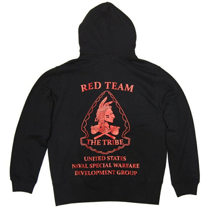 Military Style Hood Zip Parka THE TRIBE RED TEAM 10oz