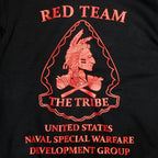【クリアランスSALE】Military Style（ミリタリースタイル）フードジップパーカー THE TRIBE RED TEAM 10オンス