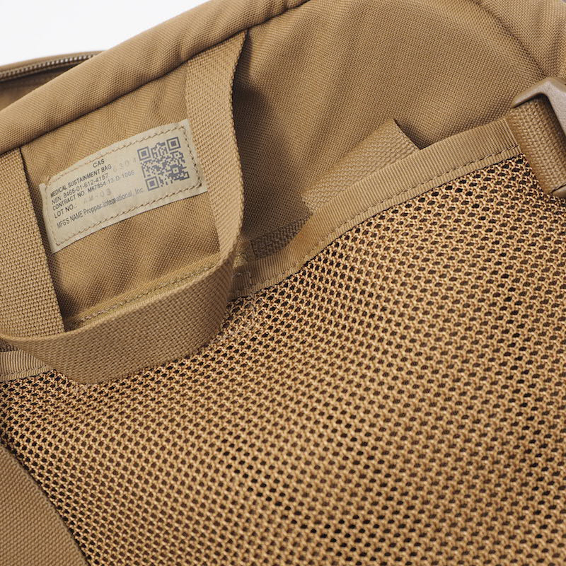 US（米軍放出品）CAS Medical Sustainment Bag [Coyote  Brown][メディカルサステイメントバッグ][医療救急バックパック]