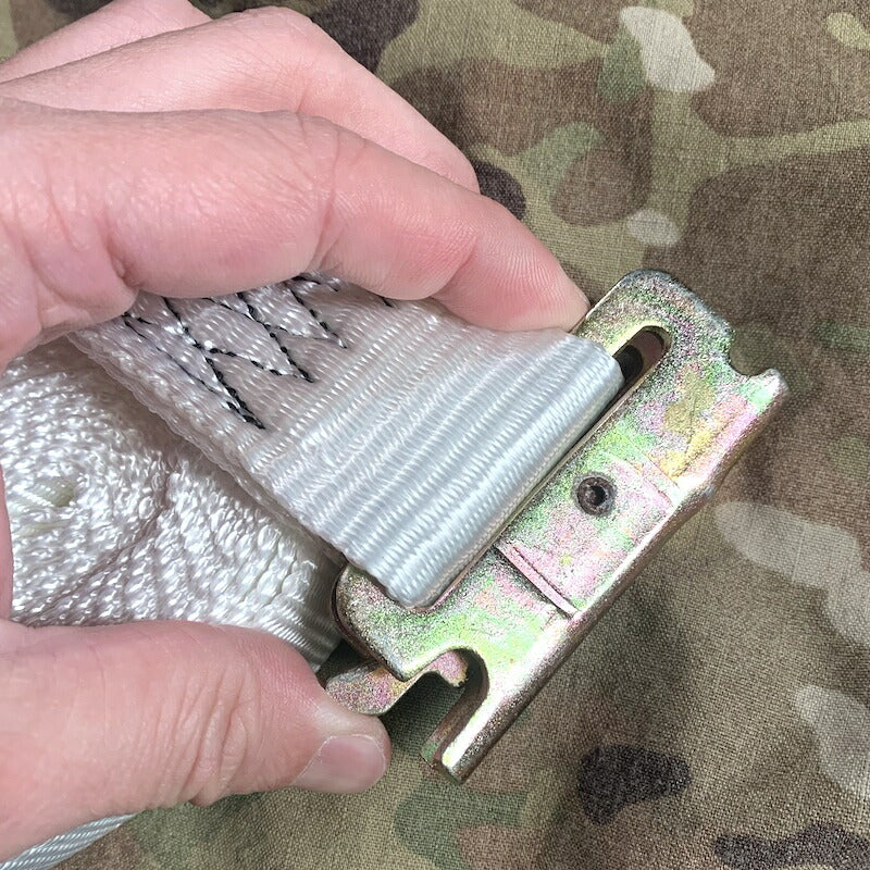 US（米軍放出品）Aircraft Floor Tie Down Adapter Strap【レターパックプラス対応】【レターパックライト対応】