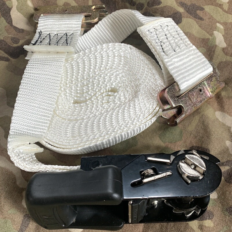 US（米軍放出品）Aircraft Floor Tie Down Adapter Strap【レターパックプラス対応】【レターパックライト対応】