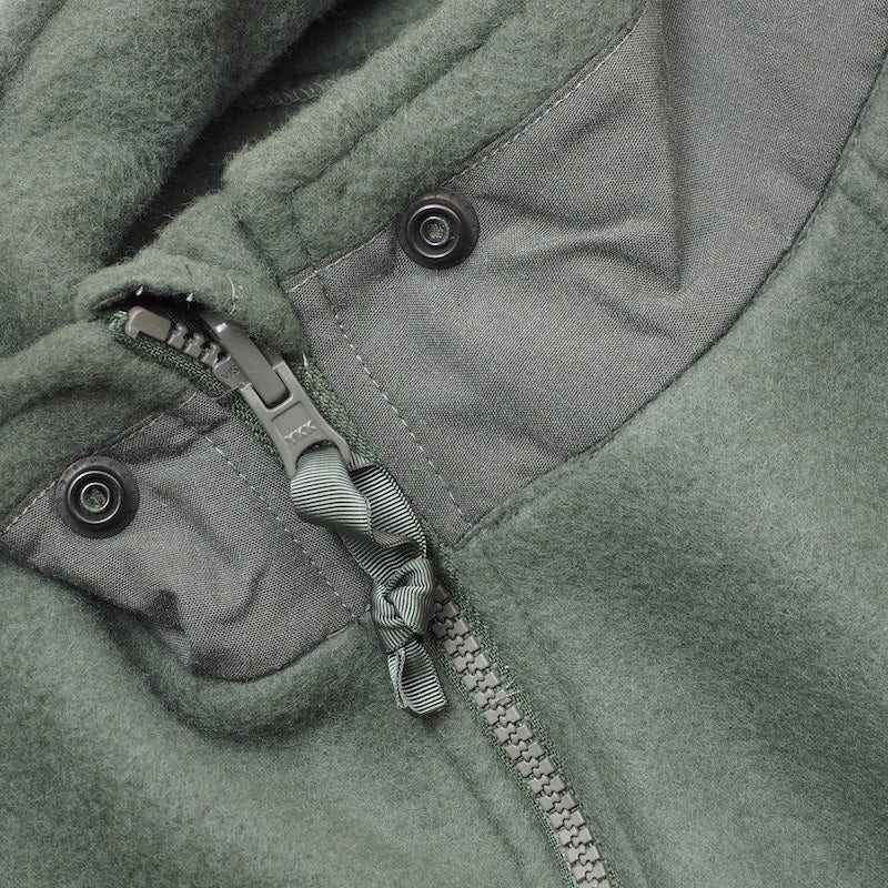 US(米軍放出品)FR Extreme Weather EWOL Mid Weight Fleece Liner [新品][Foliage][Full Zip][Flame Resistant]