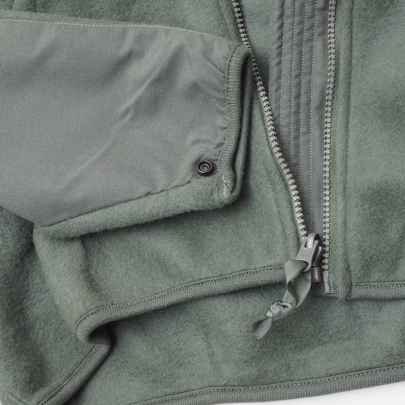 US(米軍放出品)FR Extreme Weather EWOL Mid Weight Fleece Liner [新品][Foliage][Full Zip][Flame Resistant]