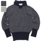 KEMPTON（ケンプトン）NIFFI SERIES ノルウェー海軍 ショールカラー デッキセーター [NAVY][BEIGE]