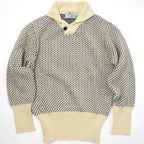 KEMPTON（ケンプトン）NIFFI SERIES ノルウェー海軍 ショールカラー デッキセーター [NAVY][BEIGE]