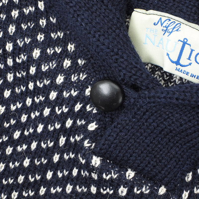 KEMPTON（ケンプトン）NIFFI SERIES ノルウェー海軍 ショールカラー デッキセーター [NAVY][BEIGE]