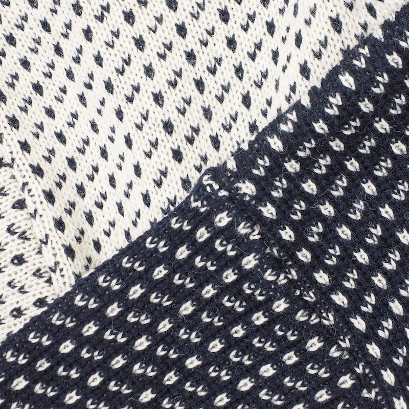 KEMPTON（ケンプトン）NIFFI SERIES ノルウェー海軍 ショールカラー デッキセーター [NAVY][BEIGE]