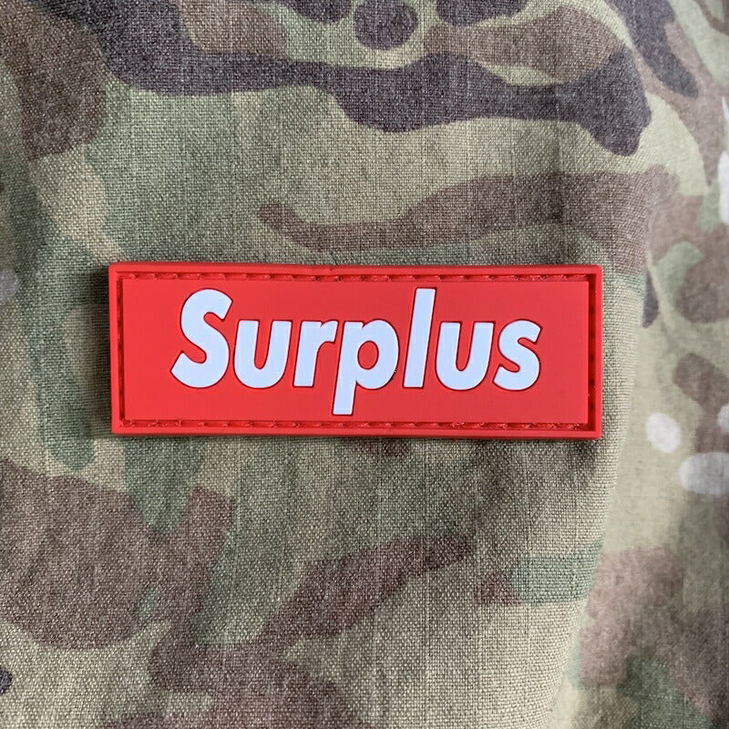 Military Patch (Military Patch) Surplus Box Logo PVC Rubber Patch [With Hook] [Compatible with Letter Pack Plus] [Compatible with Letter Pack Light]