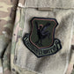 Military Patch（ミリタリーパッチ）18th Wing OCP スパイスブラウン [フック付き]【レターパックプラス対応】【レターパックライト対応】