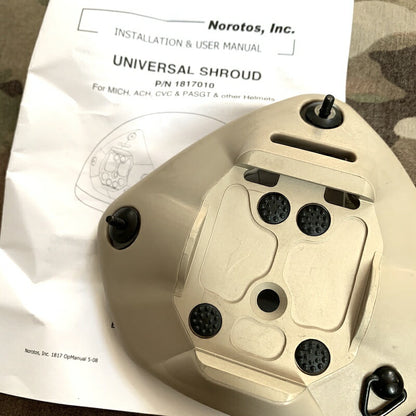 US (US military release product) Norotos Universal Shroud [Tan] [NVG mount] [Norotos Universal Shroud] [Letter Pack Plus compatible]
