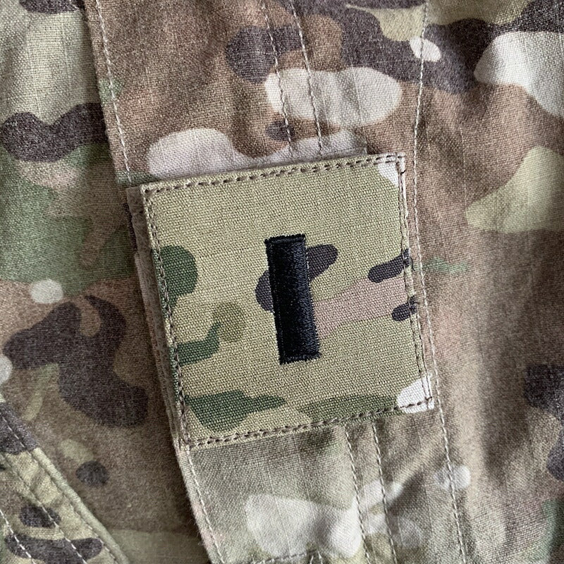 Military Patch（ミリタリーパッチ）空軍 階級章 OCP スパイスブラウン [フック付き]【レターパックプラス対応】【レターパックライト対応】