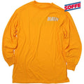 SOFFE NAVY PT LS TEE Long Sleeve T-shirt [968MN][GOLD] [Letter Pack Plus compatible]