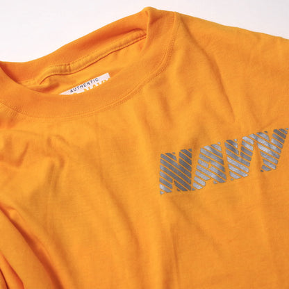 SOFFE NAVY PT LS TEE Long Sleeve T-shirt [968MN][GOLD] [Letter Pack Plus compatible]