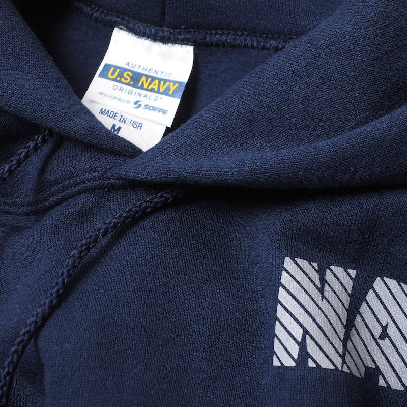 SOFFE NAVY PT HOOD Hoodie Reflector Print 9288NX NAVY