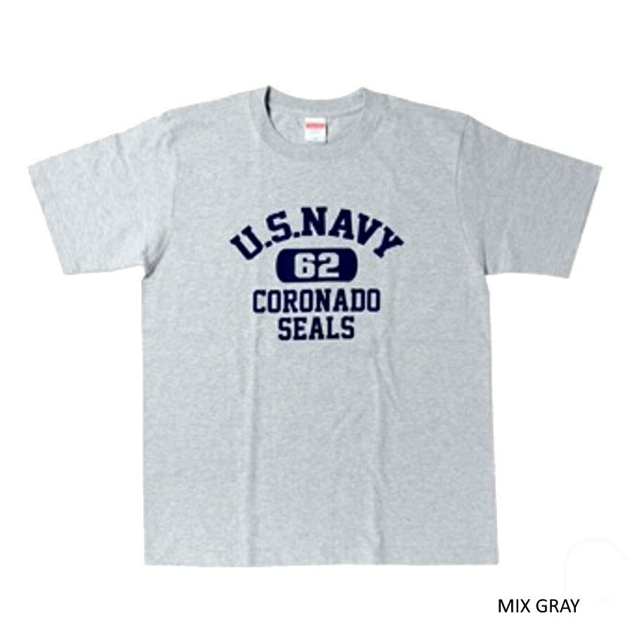 【クリアランスSALE】Military Style（ミリタリースタイル）US NAVY SEALS 62 ショートスリーブ Tシャツ[4色]【レターパックプラス対応】