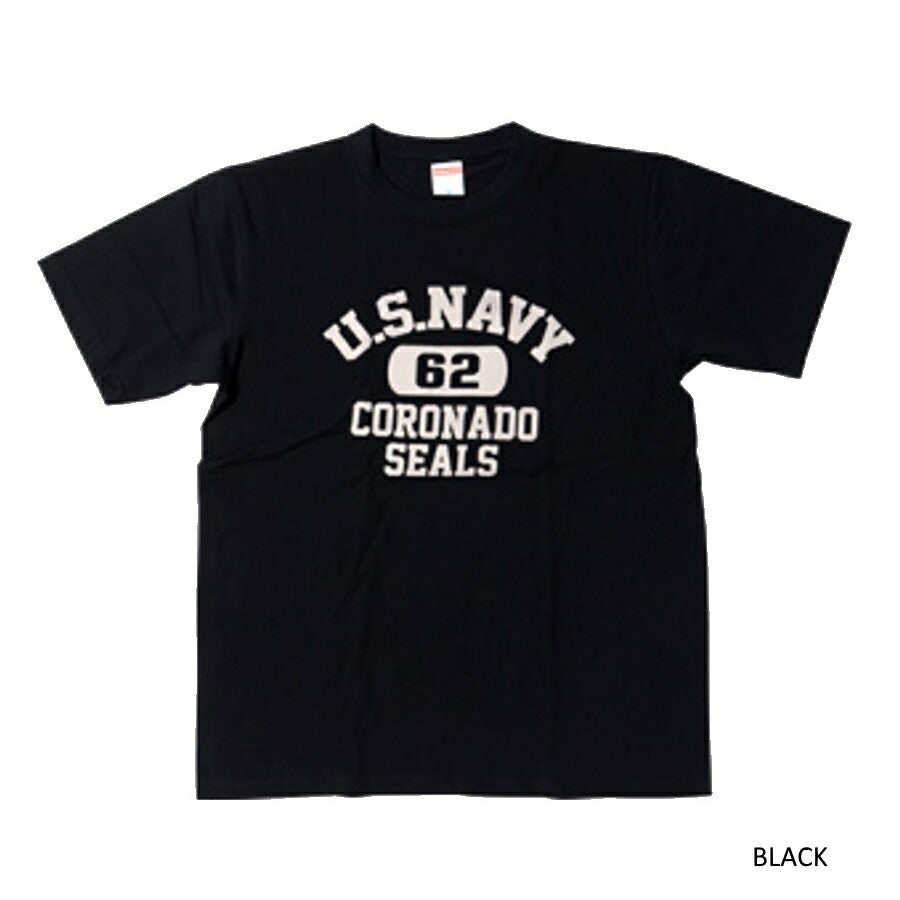 【クリアランスSALE】Military Style（ミリタリースタイル）US NAVY SEALS 62 ショートスリーブ Tシャツ[4色]【レターパックプラス対応】