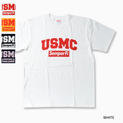 Military Style（ミリタリースタイル）USMC SEMPER FI ショートスリーブ Tシャツ[4色]【レターパックプラス対応】