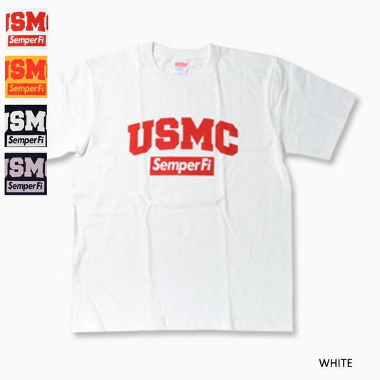 Military Style USMC SEMPER FI Short Sleeve T-shirt [4 colors] [Letter Pack Plus compatible]