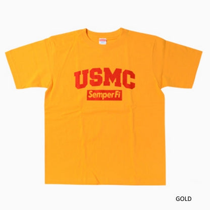 【クリアランスSALE】Military Style（ミリタリースタイル）USMC SEMPER FI ショートスリーブ Tシャツ[4色]【レターパックプラス対応】