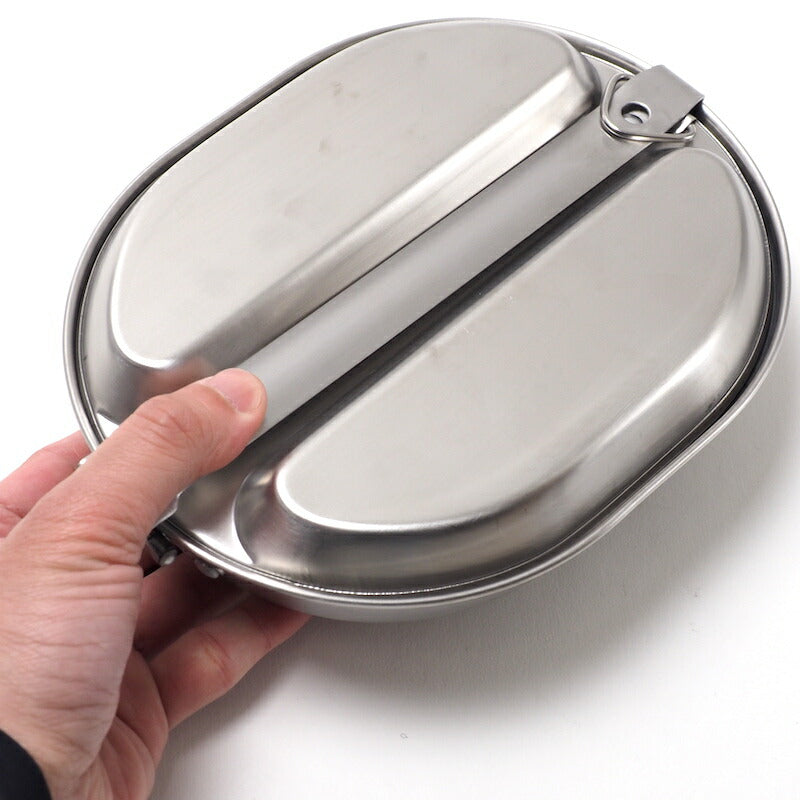 ROTHCO GI Style Stainless Steel Mess Kit [Frying Pan/Tray]
