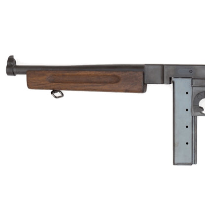 MILITARY NAKATA THOMPSON M1A1 non-movable model gun [US military real wooden parts] [Thompson M1A1]