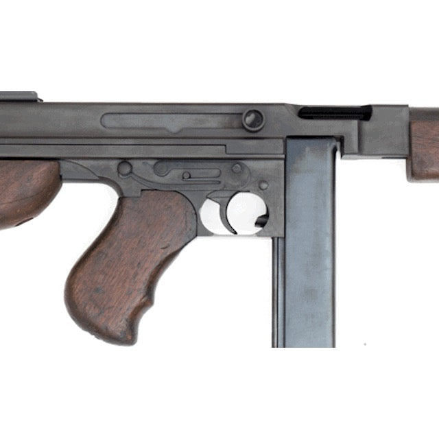 MILITARY NAKATA THOMPSON M1A1 non-movable model gun [US military real wooden parts] [Thompson M1A1]