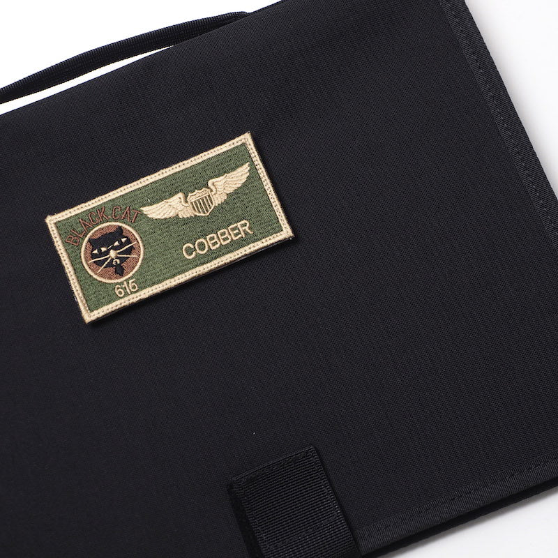 MILITARY (ミリタリー) PATCH BOOK パッチブック [BLACK