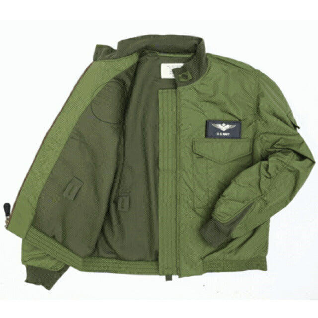 HOUSTON（ヒューストン）U.S.NAVY TYPE G-8 WEP JACKET 後期型 VA-305パッチ付き  [OD]