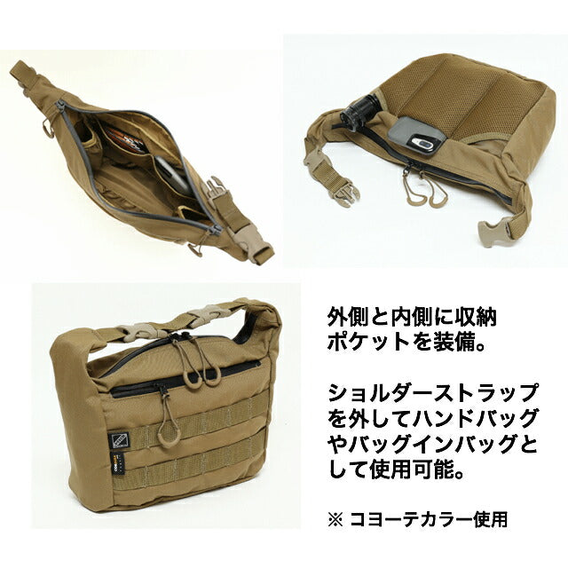 J-TECH（ジェイテック）C9 ADJUSTABLE SLING PACK [Black、Coyote、Tiger Stripe][中田商店][C9アジャスタブルスリングパック]