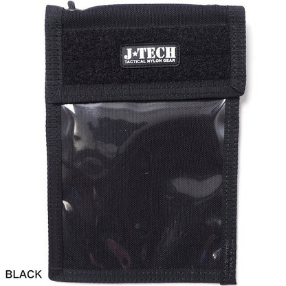 J-TECH ID Pass Case Holder [Black] [Coyote] [OD] [Tiger Stripe] [Nakata Shoten] [Compatible with Letter Pack Plus] [Compatible with Letter Pack Light]