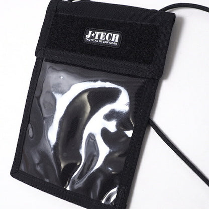 J-TECH ID Pass Case Holder [Black] [Coyote] [OD] [Tiger Stripe] [Nakata Shoten] [Compatible with Letter Pack Plus] [Compatible with Letter Pack Light]
