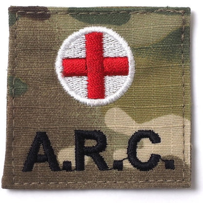 Military Patch（ミリタリーパッチ）A.R.C. スクエアパッチ 四角形 OCP [フック付き]【レターパックプラス対応】【レターパックライト対応】
