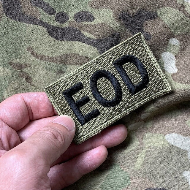 Military Patch（ミリタリーパッチ）EOD パッチ スパイスブラウン OCP [フック付き]