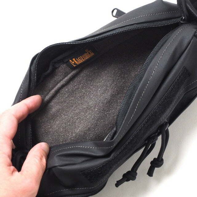MAGFORCE City Traveler Waistpack S Black (PVC coating) [MF-3312] [City Traveler Waistpack S]