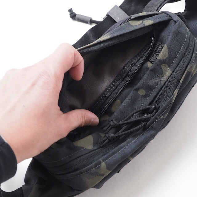 MAGFORCE City Traveler Waistpack M Black (PVC coating) [MF-3313] [City Traveler Waistpack M]