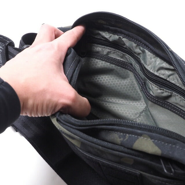 MAGFORCE（マグフォース）City Traveler Waistpack M Black CAMO [MF-3313][シティートラベラーウエストパック M]